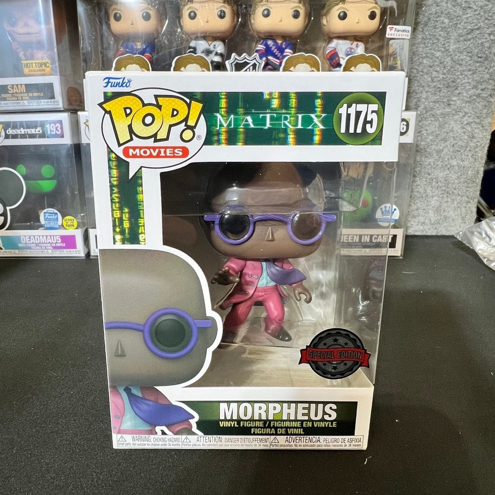 Funko Pop Movies The Matrix Resurrections Morpheus 1175 Special Edition Vinyl